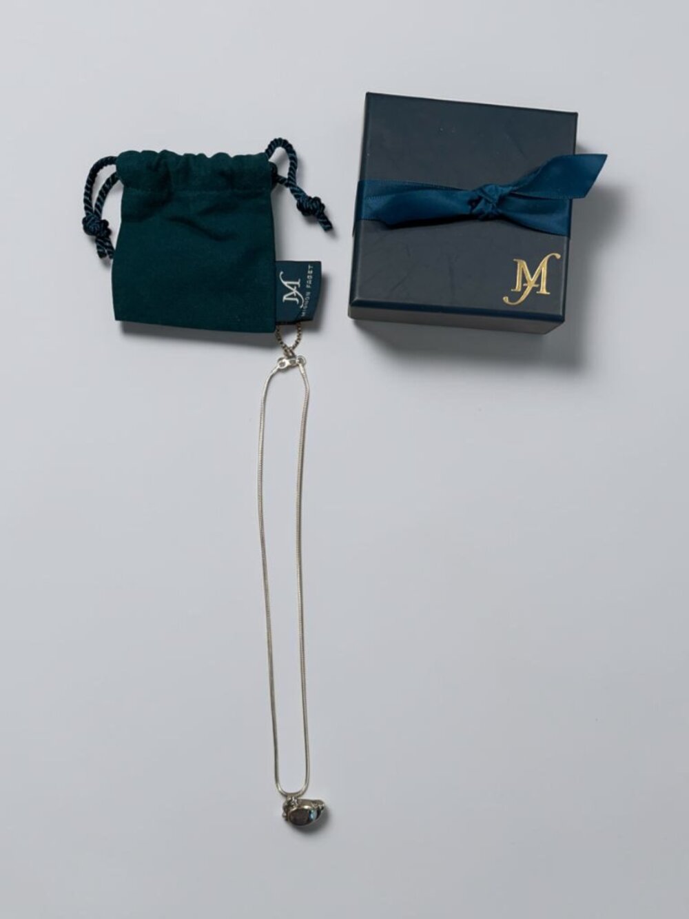 Mignon Faget Petit Crab Pendant and Chain NEW - Picture 2 of 2